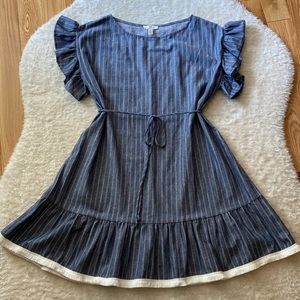 BP Blue Ruffle Dress